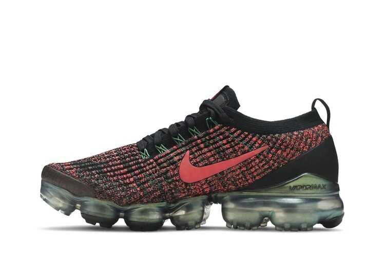 Кроссовки Nike Air VaporMax 3.0 'China Hoop Dreams - Black', красный — фото 3