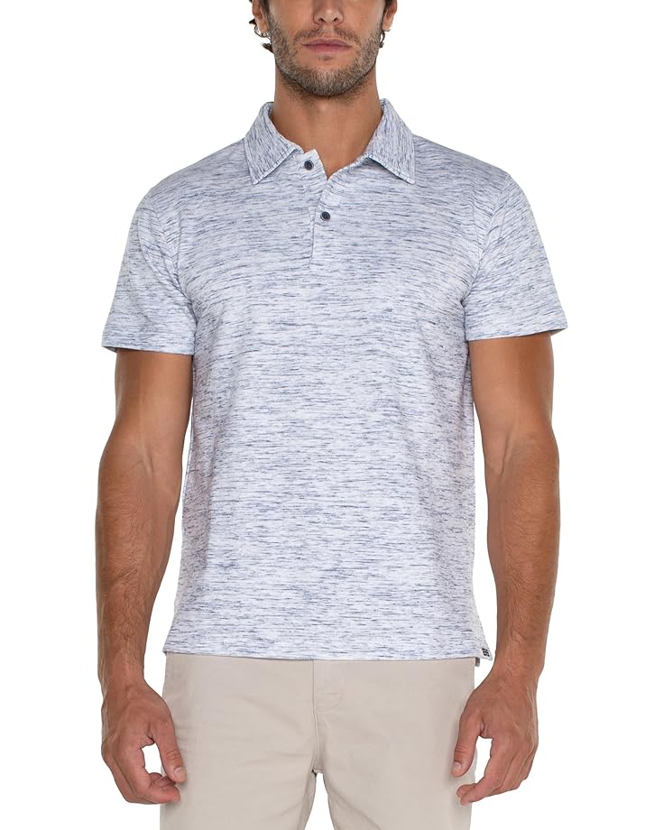 

Рубашка поло Liverpool Los Angeles Short Sleeve Polo Shirt, цвет Porcelain/Navy