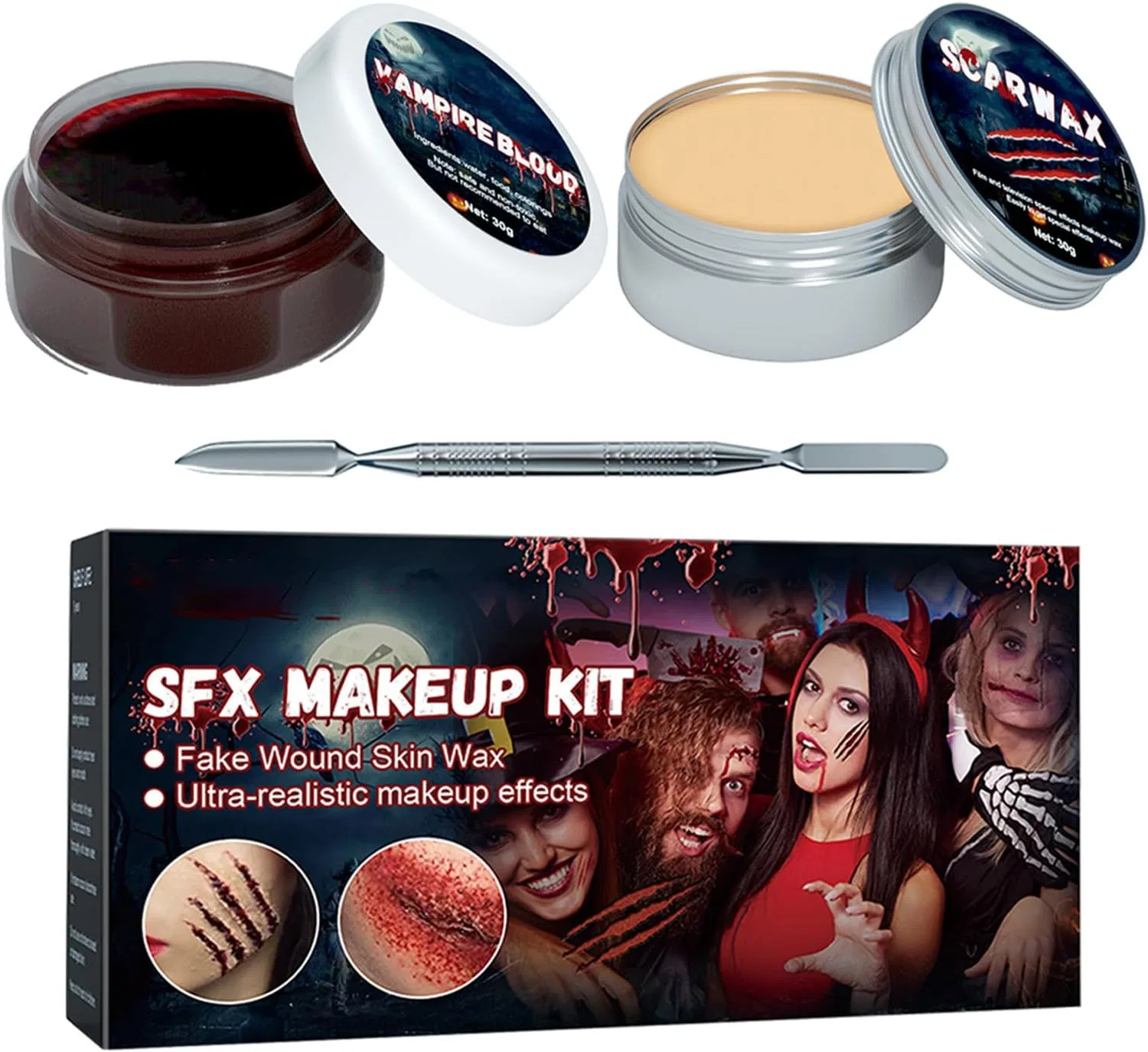 Набор для грима Halloween Face Paint 2 в 1