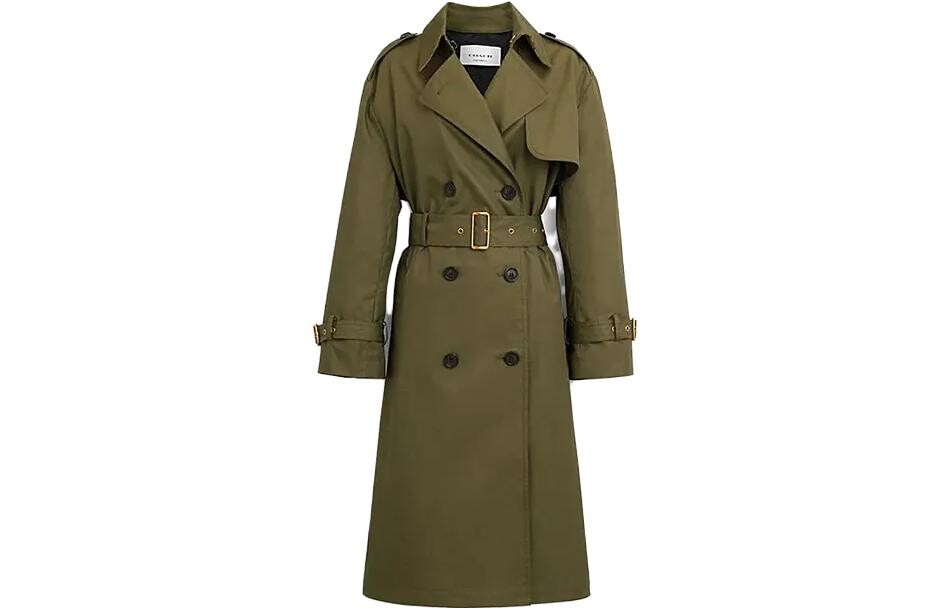 

Женский тренч COACH, цвет Green