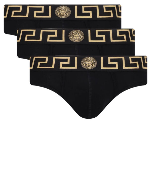 

Трусы 3 шт. Versace, черный