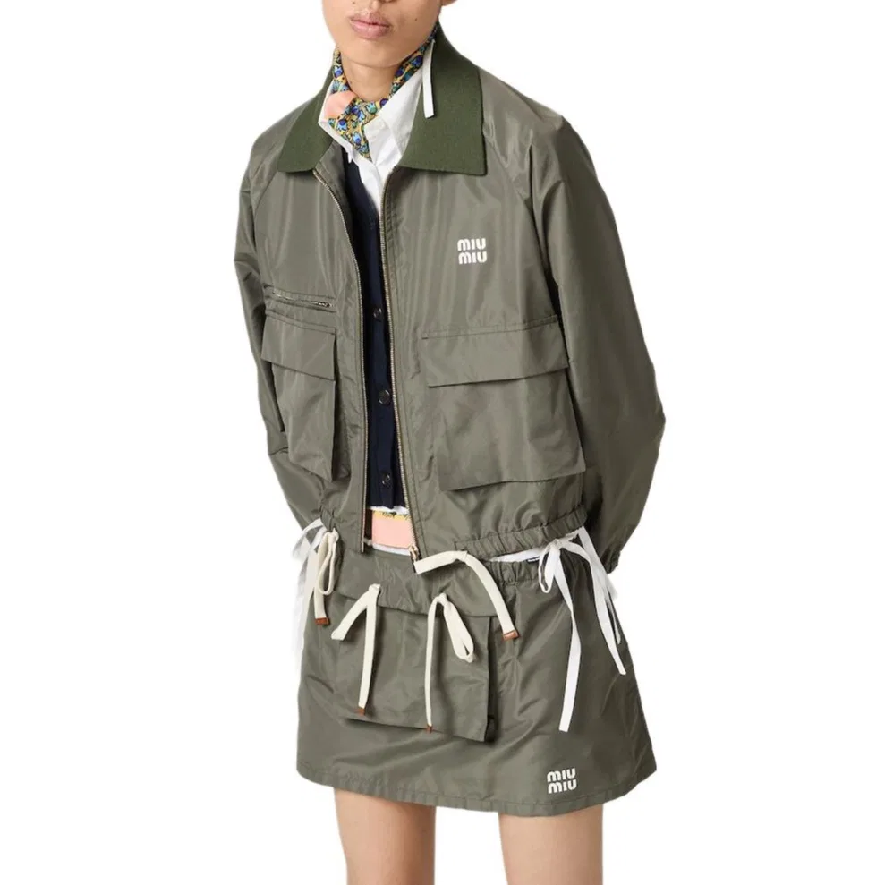 Куртка MIU MIU Forest Green — фото 4