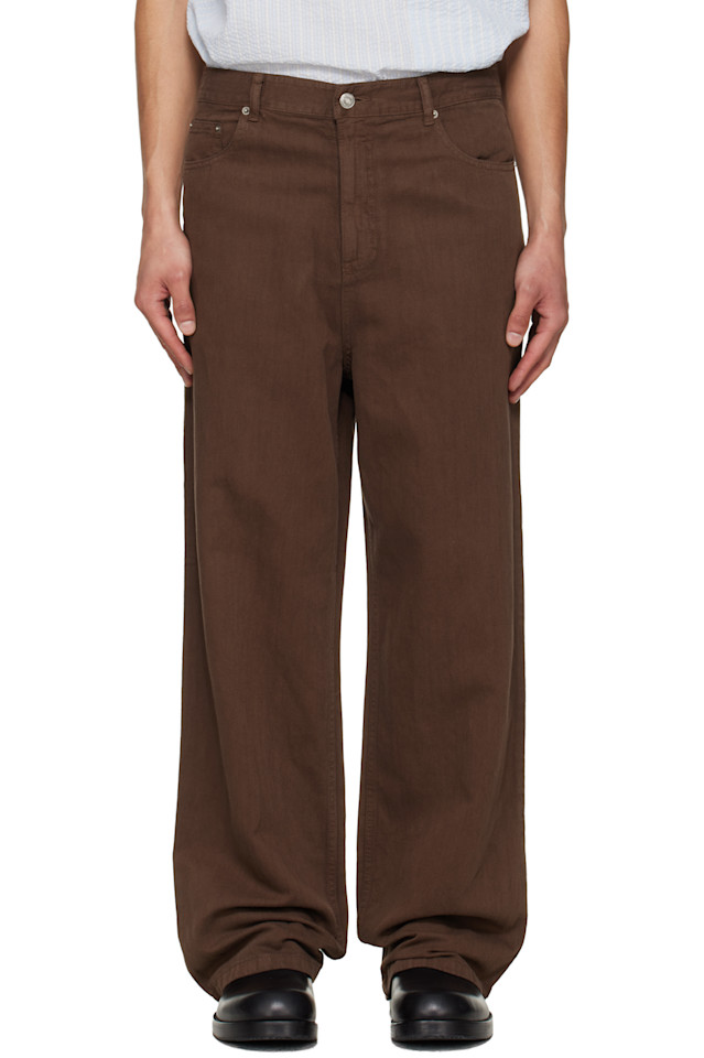 

Прямые джинсы Le17Septembre, коричневый