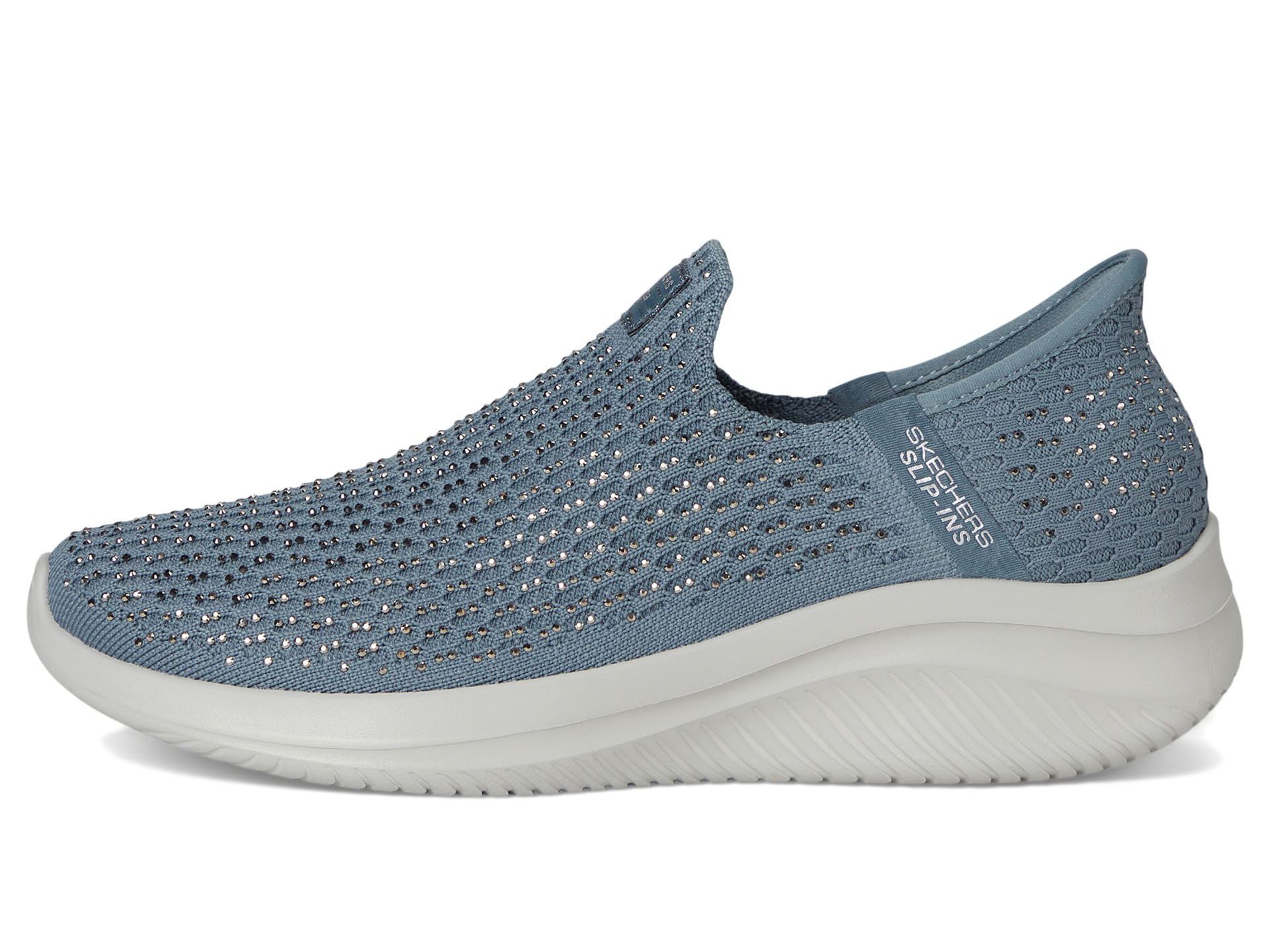 Кроссовки SKECHERS Martha Stewart Ultra Flex 3.0 - Dazzling Hands Free Slip-Ins, Slate — фото 4