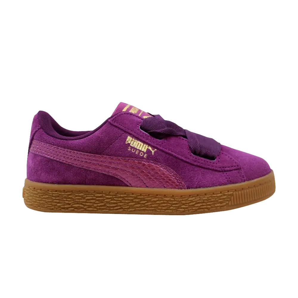 

Кроссовки Suede Heart Snake Jr Puma, фиолетовый