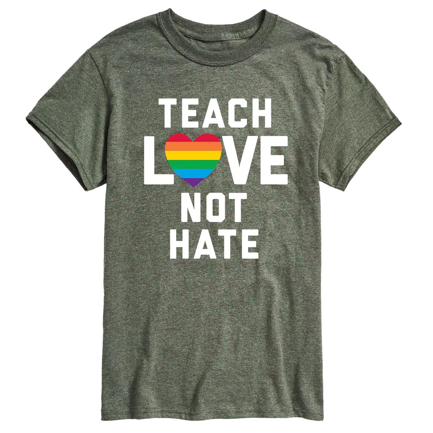 

Мужская футболка Teach Love Not Hate Hate Licensed Character