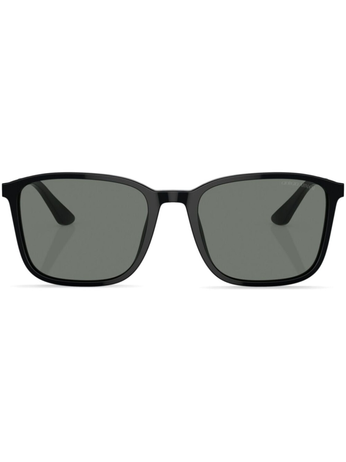 

Giorgio Armani tinted-lens square-frame sunglasses, черный