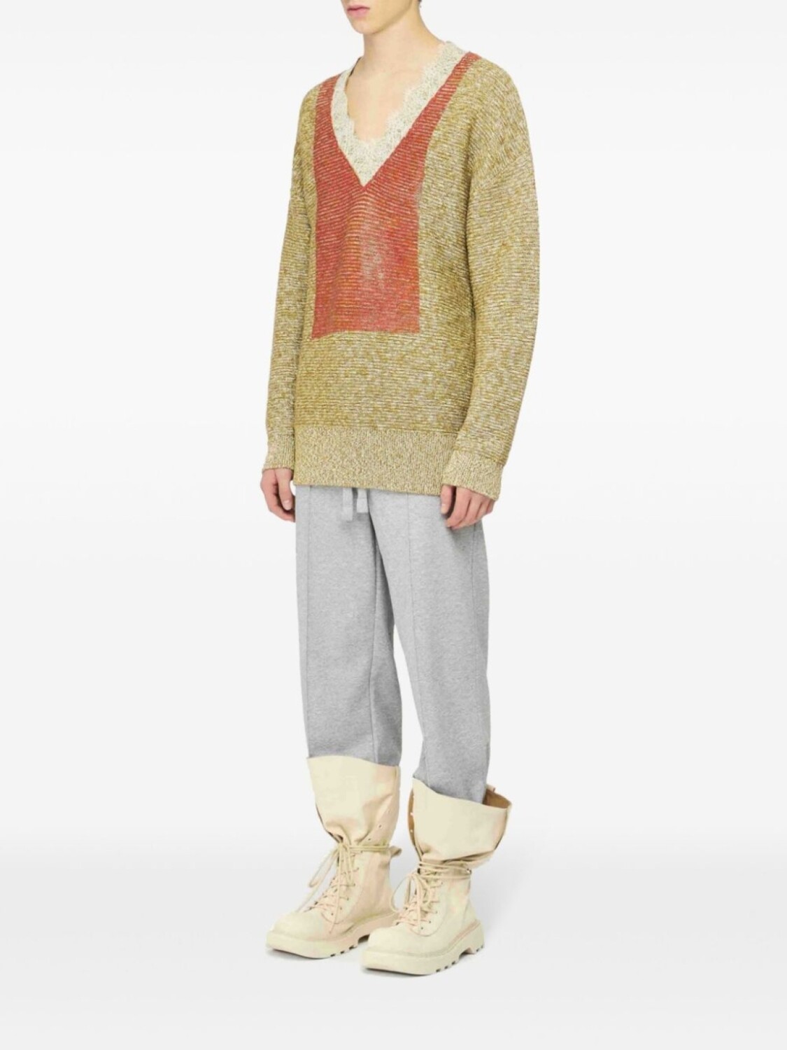 

Спортивные брюки с защипами JW Anderson, серый