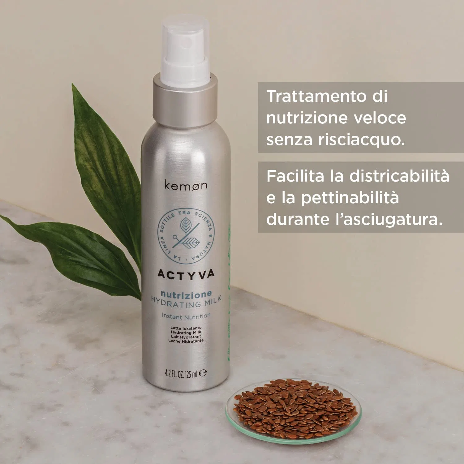 Увлажняющее молочко для волос «Actyva Nutrizione» от Kemon Kemon — фото 2