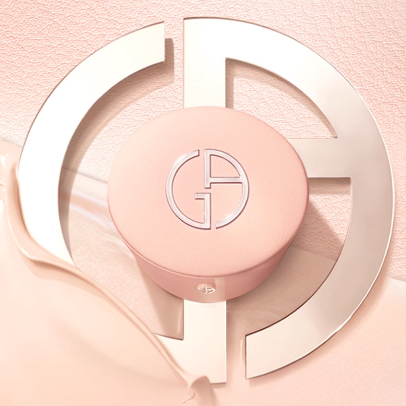 Тональный кушон Giorgio Armani Nude Pink Air Cushion, #04 — фото 4