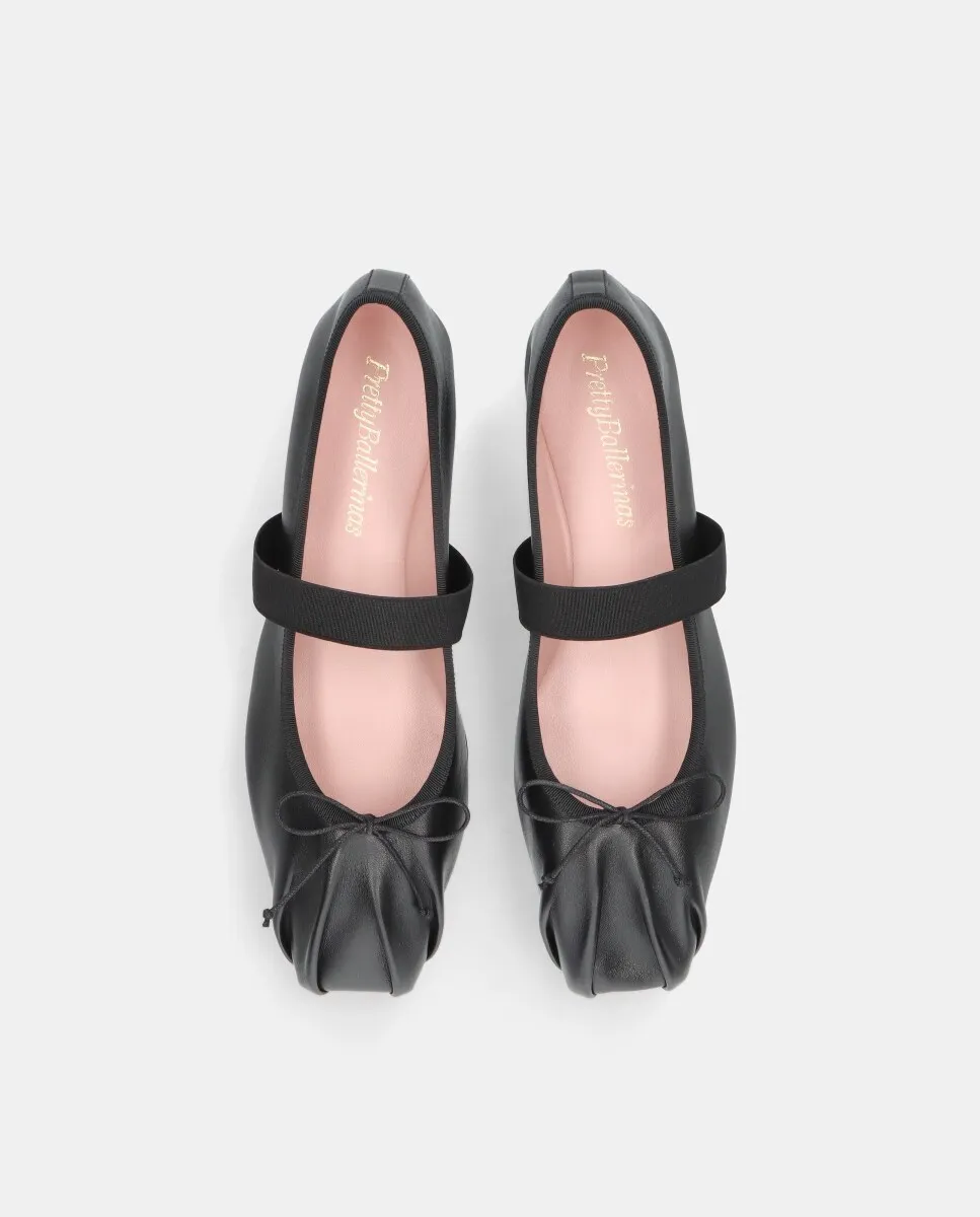 Женские балетки Camille из мягкой кожи наппа Pretty Ballerinas, черный — фото 3