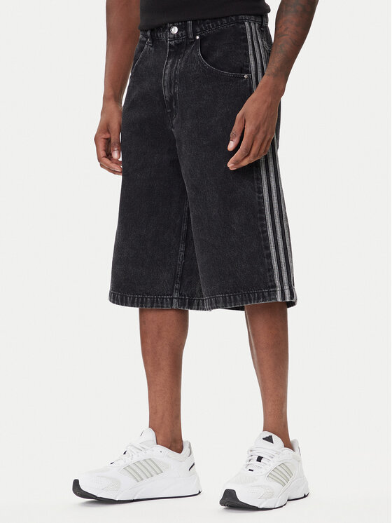 

Джинсовые шорты loose fit adicolor Denim Firebird JC6719 Adidas, черный