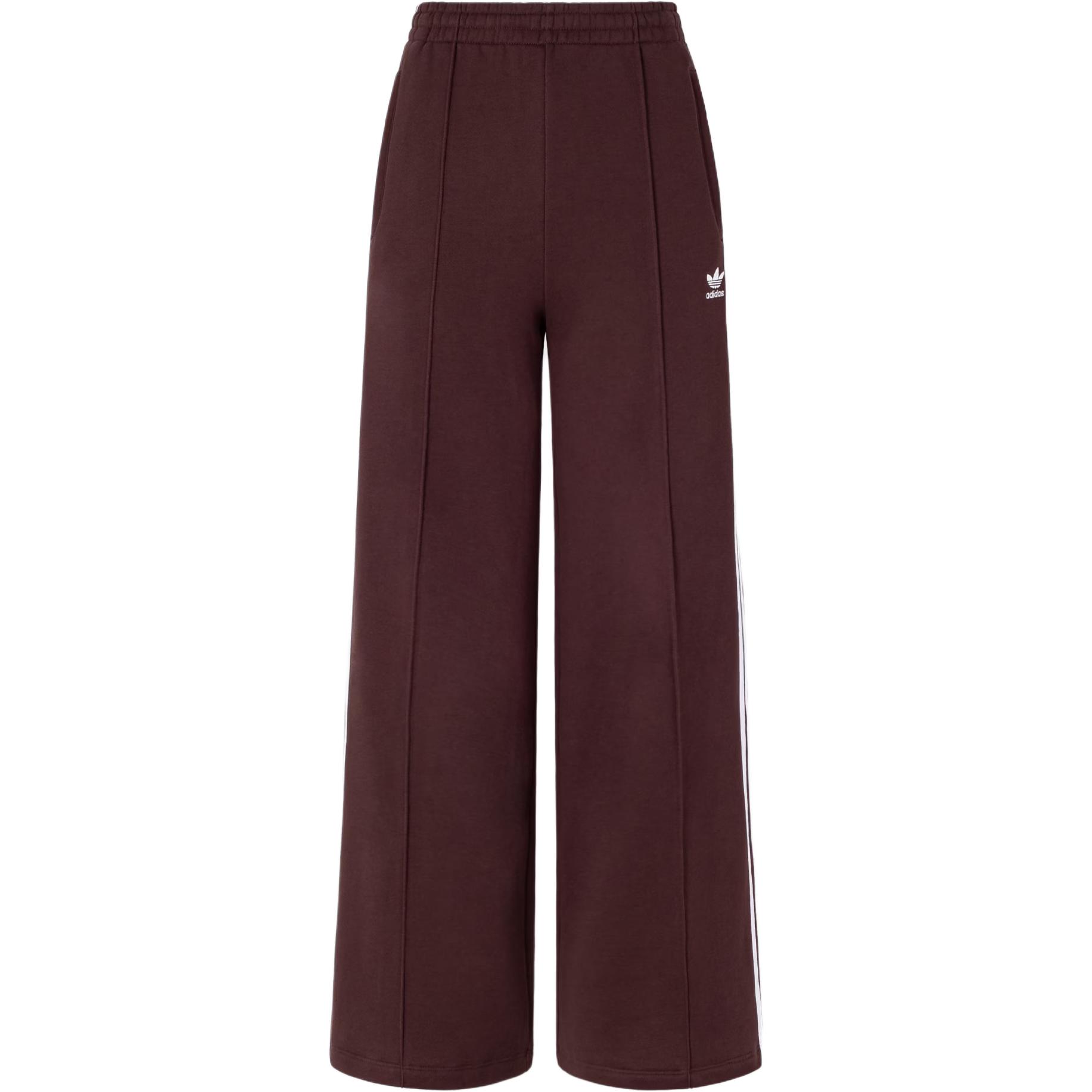 ADICOLOR FW24 WIDE LEG JOGGERS Повседневные спортивные брюки женские Тёмный серо-коричневый Adidas Originals — фото 2