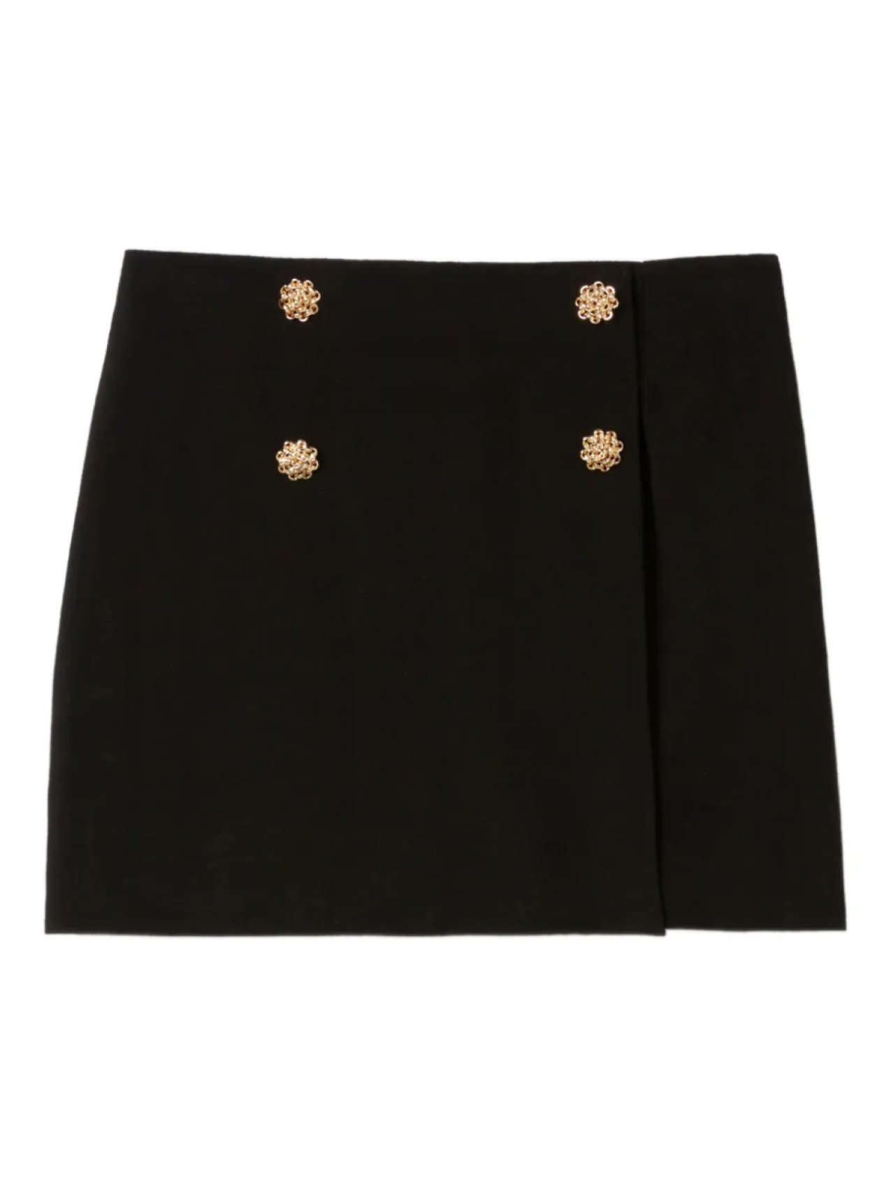 

Короткая юбка с пуговицами Claudie Pierlot, черный