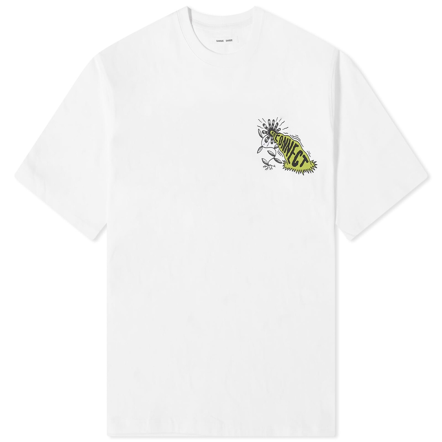 

Футболка Samsøe Samsøe Hands For Feet, цвет Reconnect
