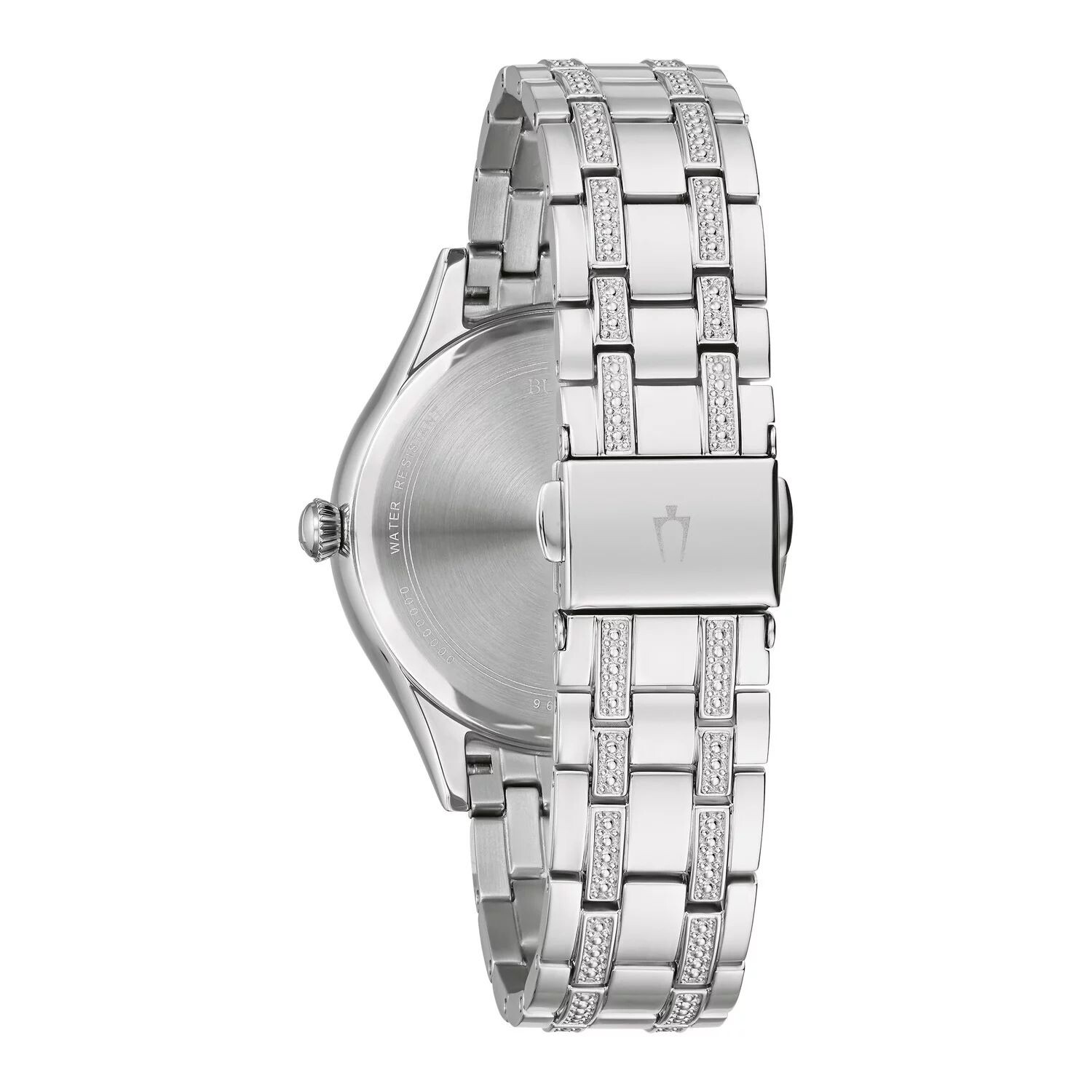 

Женские часы с перламутром и кристаллами — 96M144 Bulova