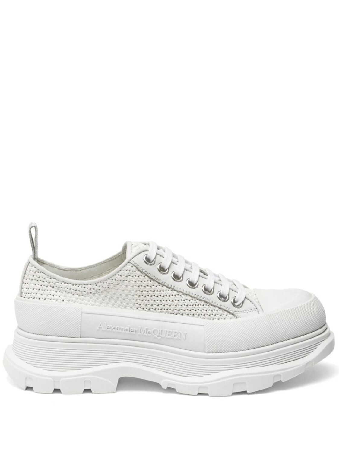 

Alexander McQueen туфли Tread Slick на шнуровке, белый