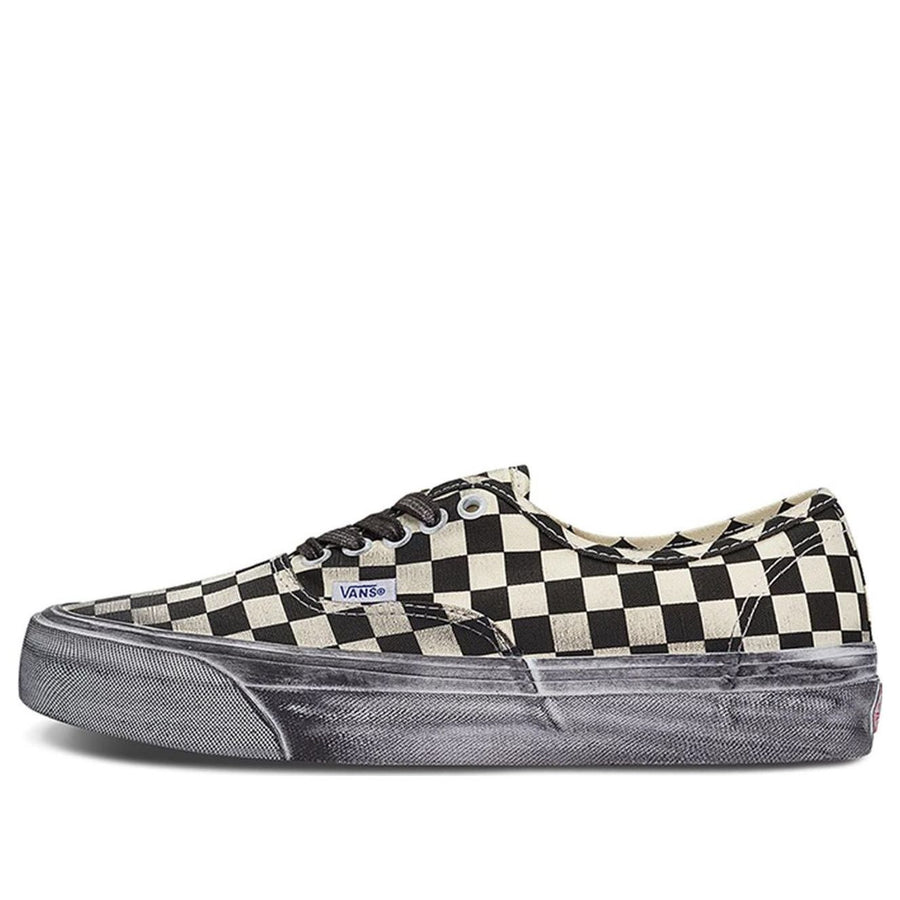 

Кеды Vans OG Authentic LX 'Stressed - Black Checkerboard', черный