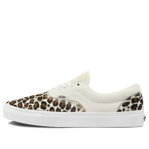 

Кроссовки era low-top sneakers whiteleopard Vans, белый