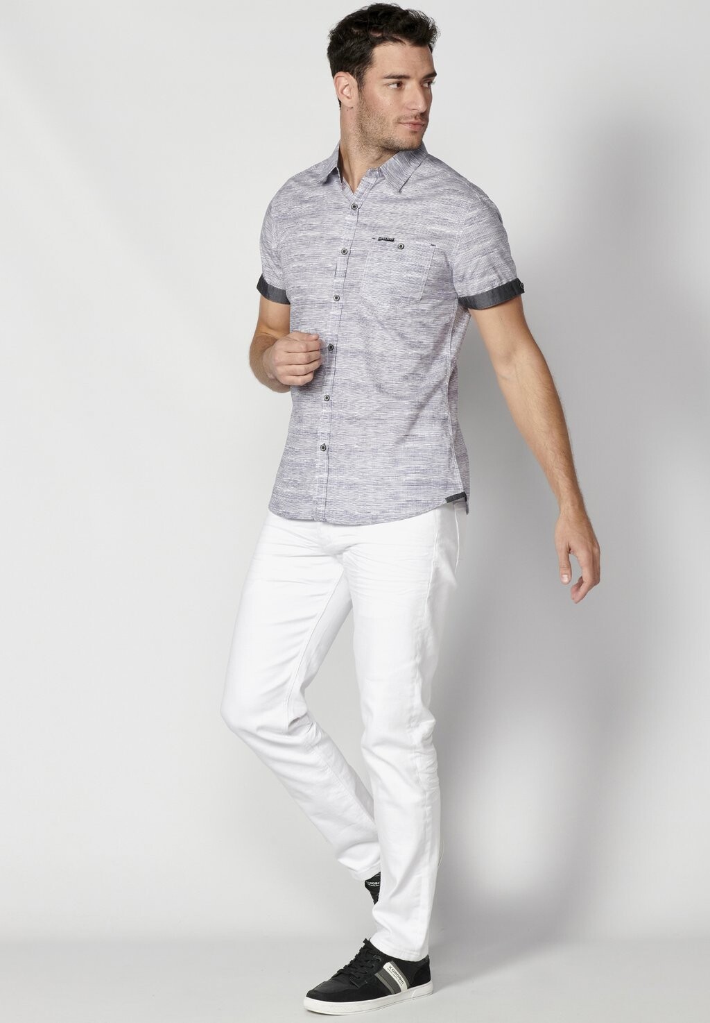 

Рубашка Short Sleeve Koroshi, лазурно-синяя