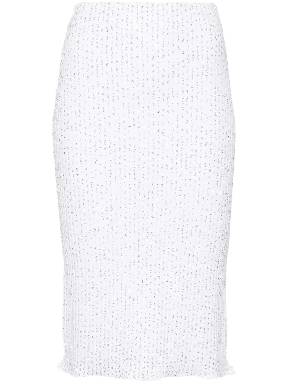 

Юбка-карандаш с пайетками Fabiana Filippi, белый