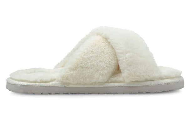 Тапочки fluff x strap slide 'whisper white' Puma, белый — фото 2