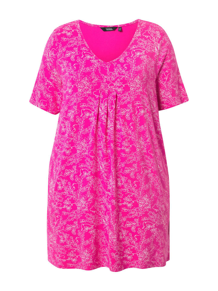 

Футболка Ulla Popken, цвет magentapink