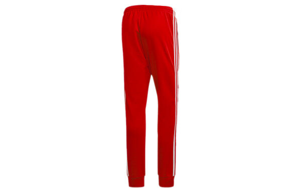 Спортивные штаны adidas originals SST TP P logo Bundle Feet Athleisure Casual Sports Pants Red, красный — фото 2