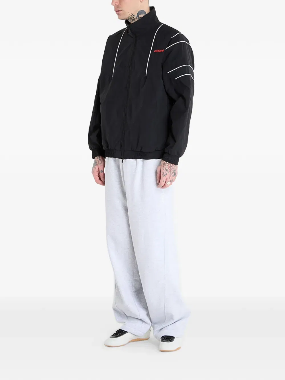 Спортивная куртка Cutline с высоким воротником Adidas, черный — фото 2