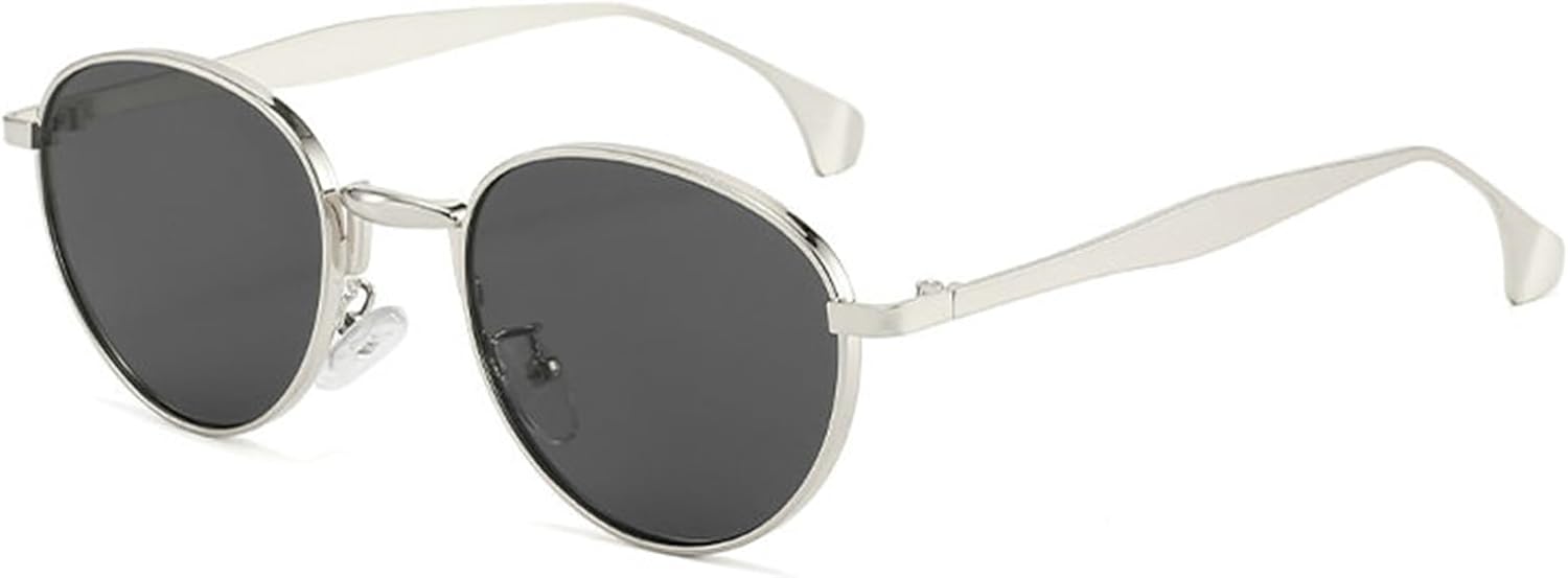 

Willochra Роскошные маленькие круглые солнцезащитные очки для женщин, модные винтажные очки в стиле панк с металлической оправой, дорожные солнцезащитные очки UV400, C5