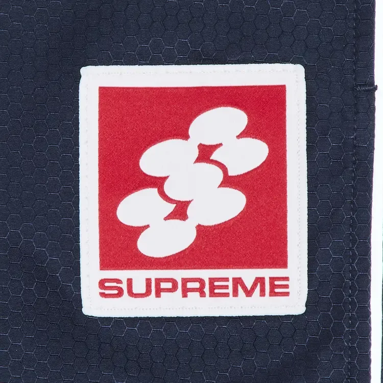 Спортивные брюки Supreme с отражающей окантовкой, темно-синие — фото 3