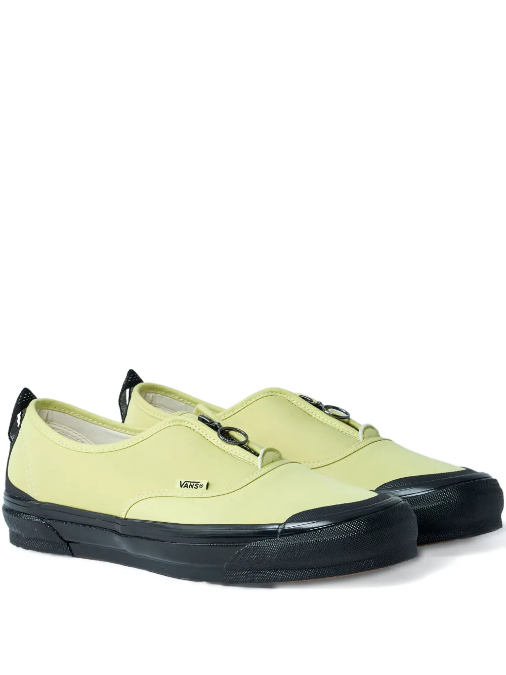 

Кроссовки с круглым носком и застежкой-молнией спереди Vans, желтый