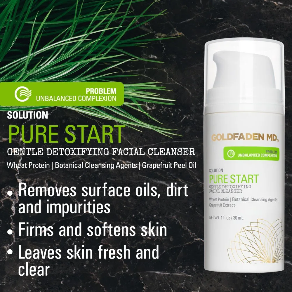 Дорожный набор Goldfaden MD Cleansing Essentials: микродермабразивный скраб для лица, очищающее средство для лица (47 г) и детоксифицирующее натуральное очищающее средство для лица (30 г). 29,6 мл, Red — фото 3