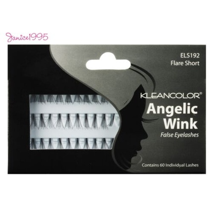 

Короткие накладные ресницы Angelic Wink №192 - 60 отдельных ресниц Kleancolor