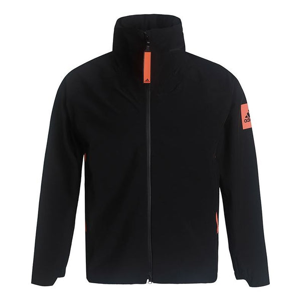 

Куртка outdoor sports hooded jacket men black Adidas, черный