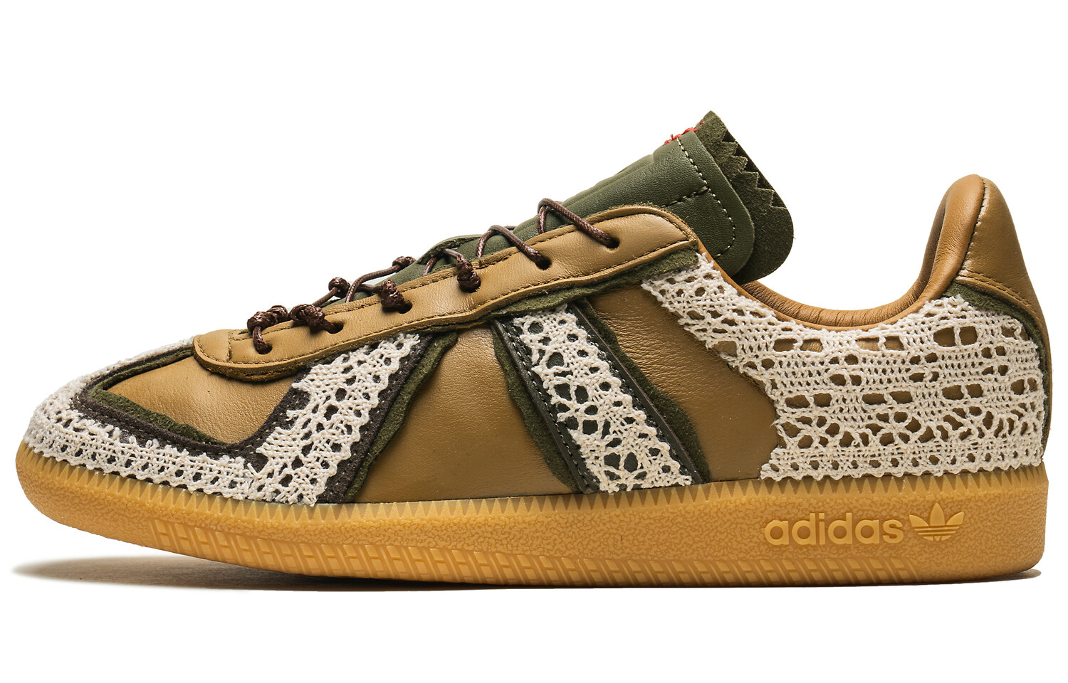 

Кроссовки adidas originals BW Army Skateboarding Shoes Women's Low-top Brown, цвет Tan