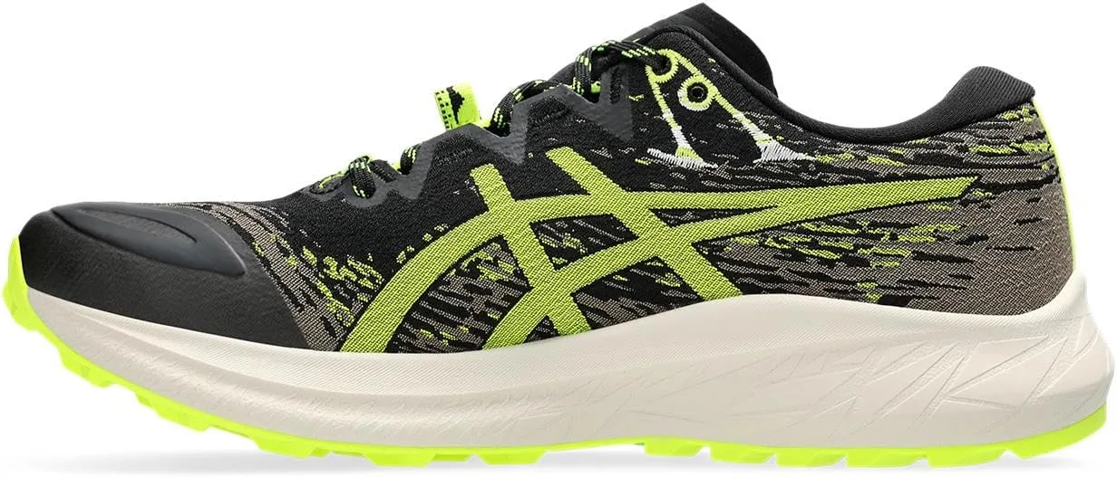 Мужские кроссовки ASICS Fuji Lite 5, черный/ярко-желтый — фото 4