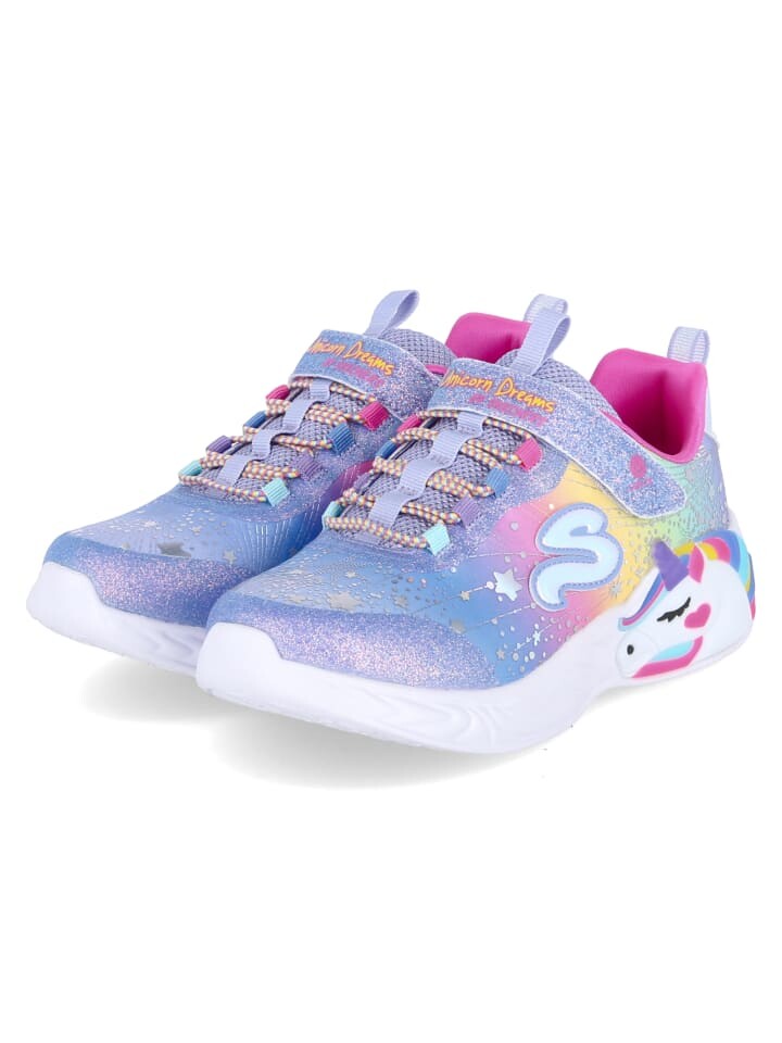 

Кроссовки на шнуровке Skechers, разноцветный