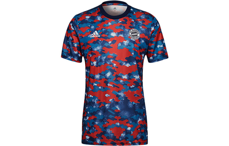 

Футболка Бавария Мюнхен Мужская Rush Pink/Hyper Royal Adidas, цвет Rush Pink/Hyper Royal