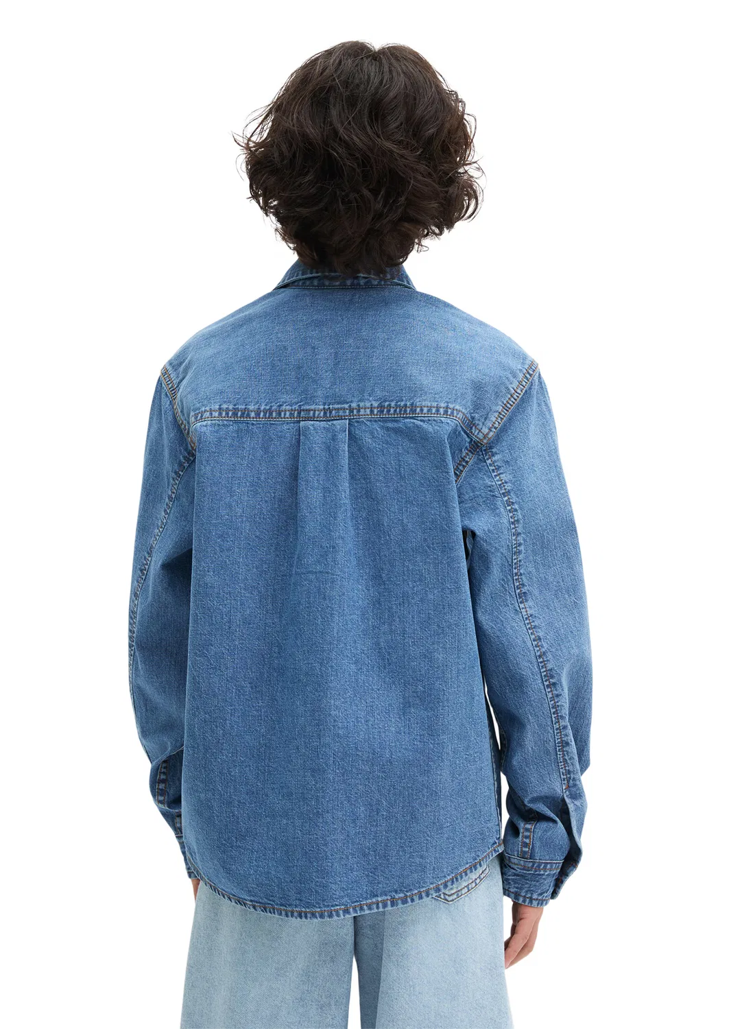 Рубашка на пуговицах стандартного кроя Marc O'Polo, Blue Denim — фото 3