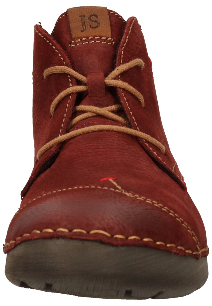 Ботильоны на шнуровке JOSEF SEIBEL Lace-Up Ankle Boots Fergey, бордо — фото 4