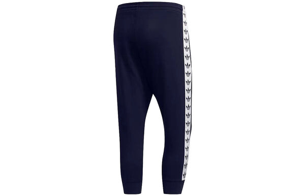 Спортивные штаны adidas originals Classic Logo Casual Sports Cropped Pants Navy Blue, синий — фото 2
