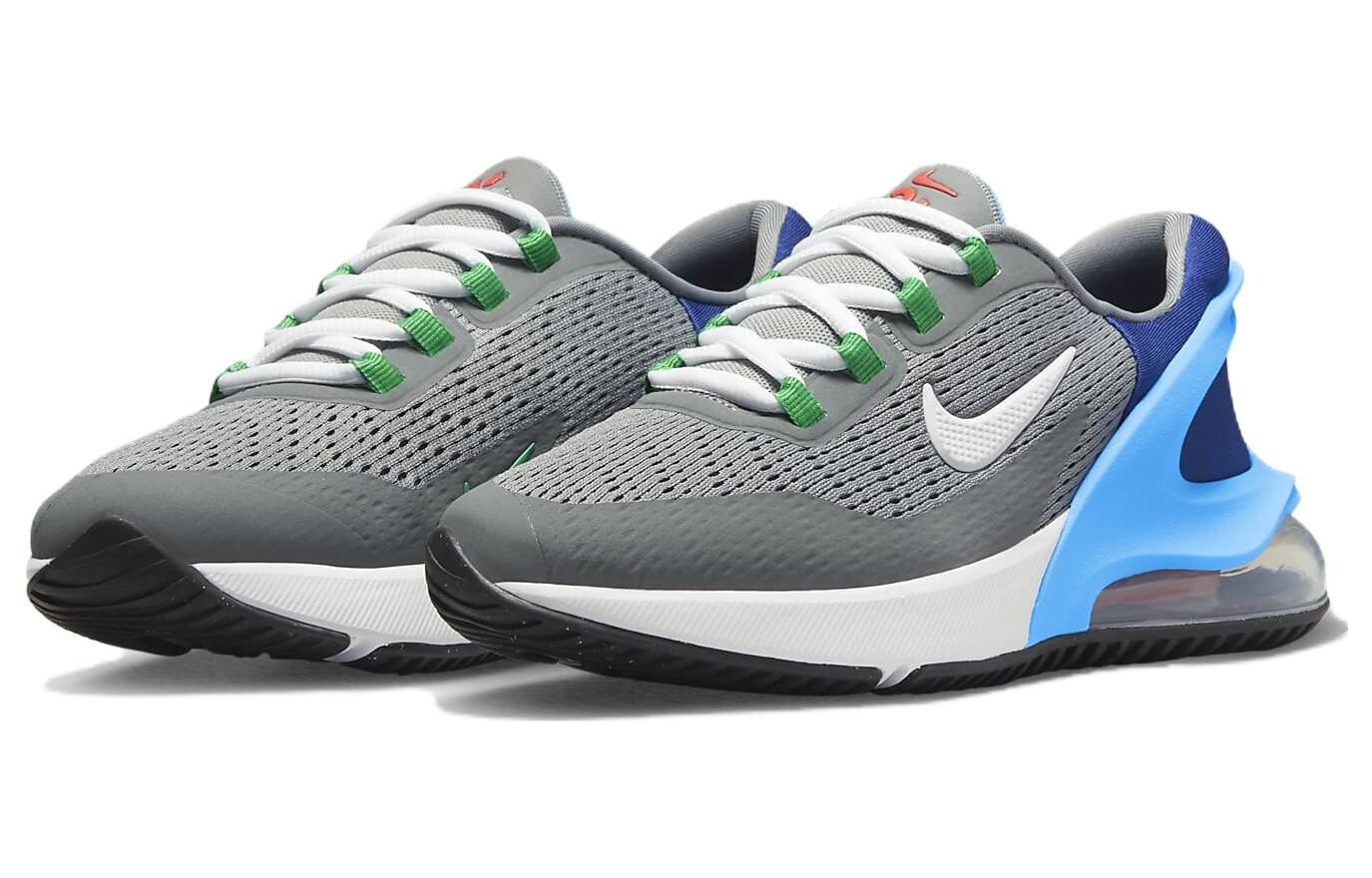 Кроссовки Nike Air Max 270 GO GS 'Cool Grey Photo Blue', серый/синий — фото 3