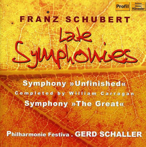 

CD диск Schubert / Philharmonie Festiva: Late Symphonies