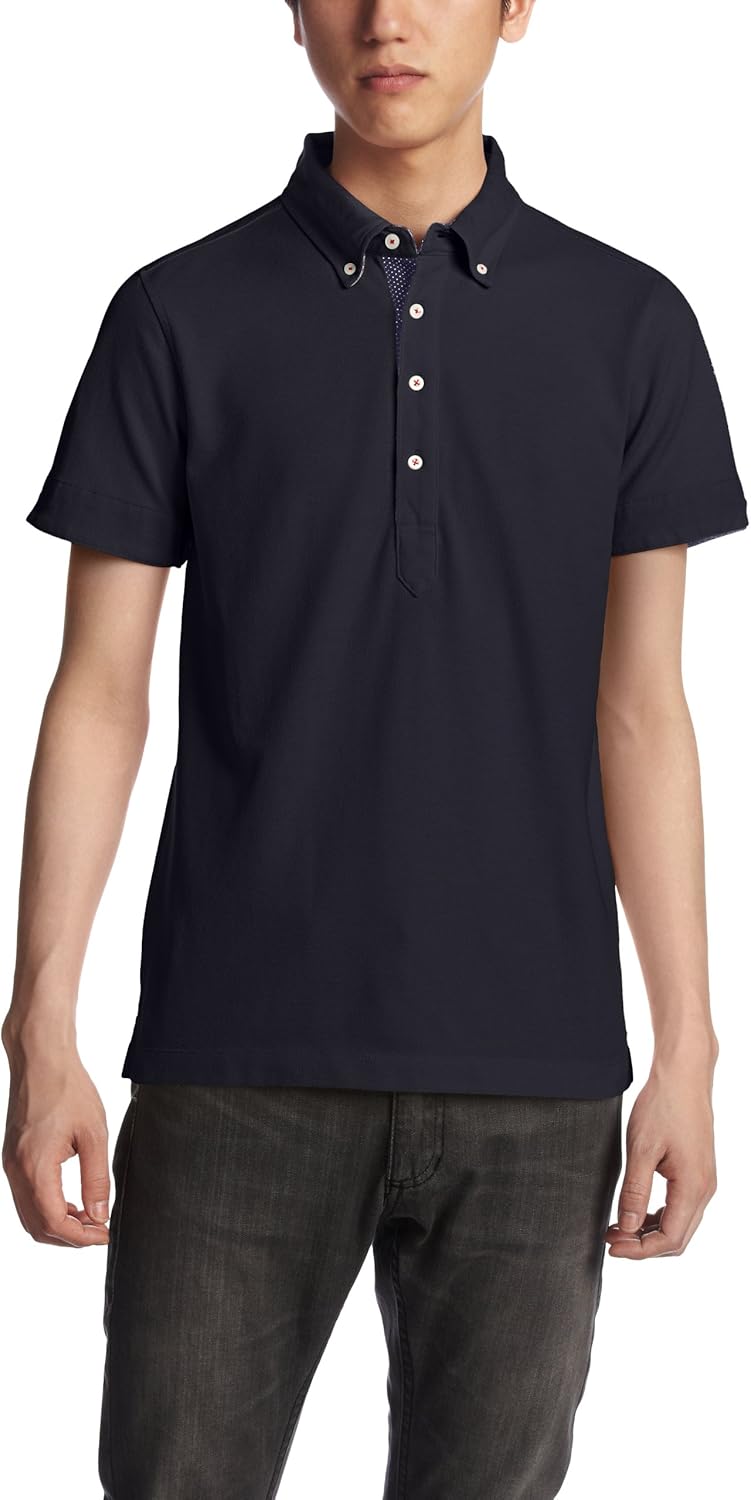 

Поло-рубашка RATTLE TRAP GLORY CREW Cool Plus Pique в горошек, темно-синий