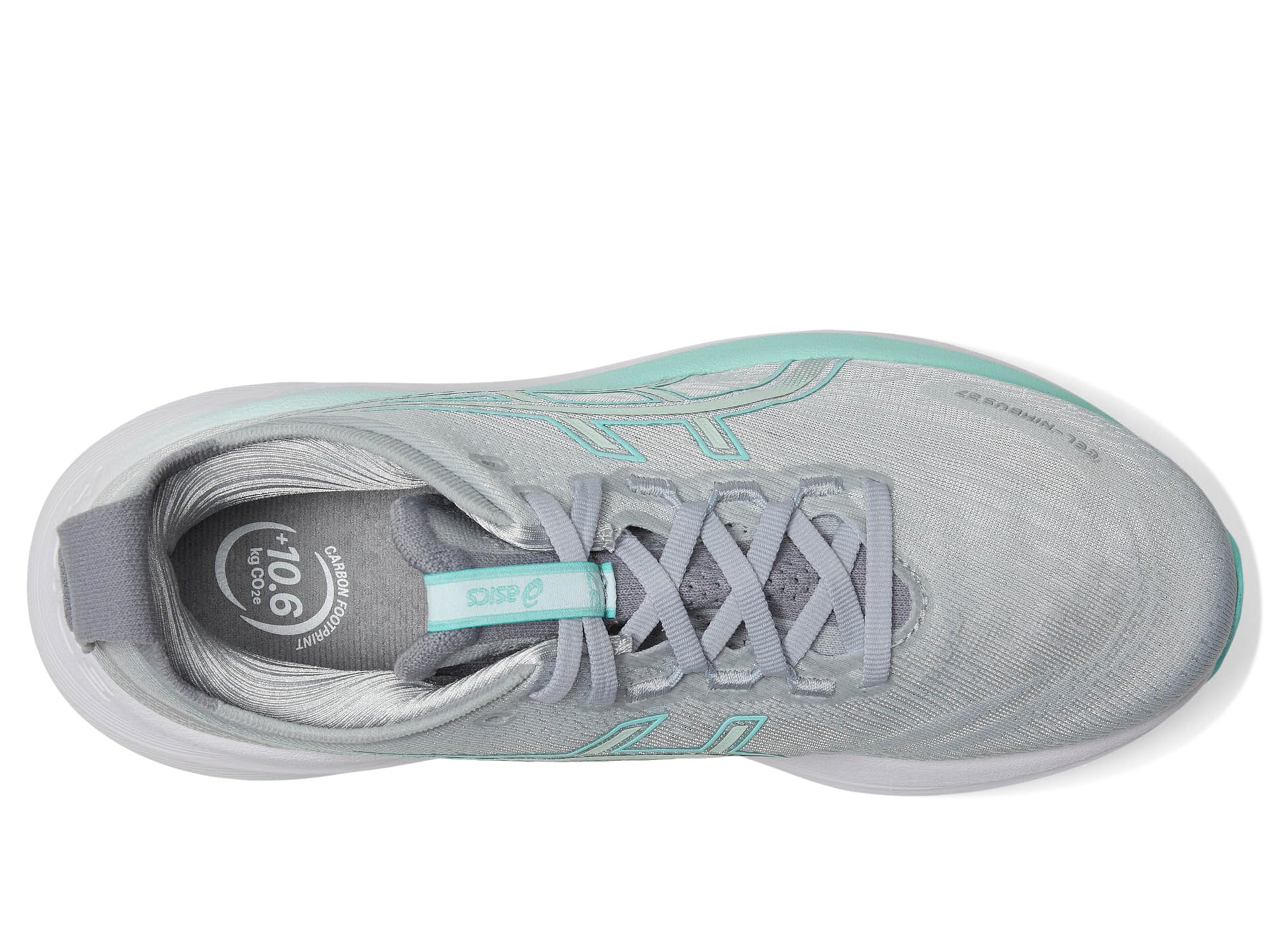 Кроссовки ASICS GEL-Nimbus 27, цвет Piedmont Grey/Illuminate Mint — фото 2