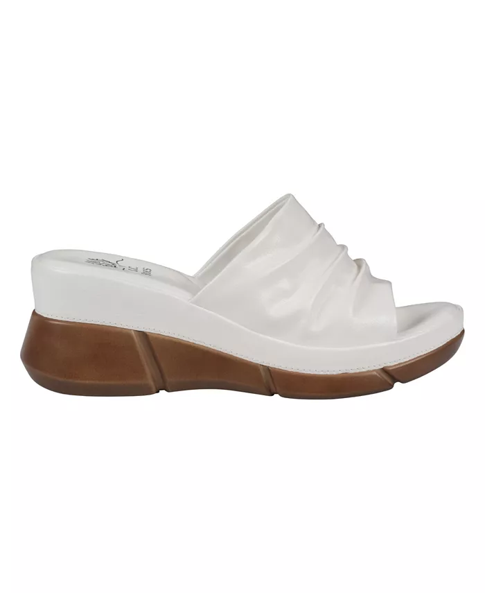 Женские сандалии-слипоны Nora на платформе GC Shoes, белый — фото 2