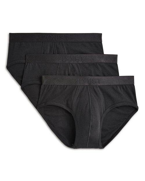 

Хлопковые трусы-мешочки Contour, упаковка из 3 шт. 2(X)IST, цвет Black