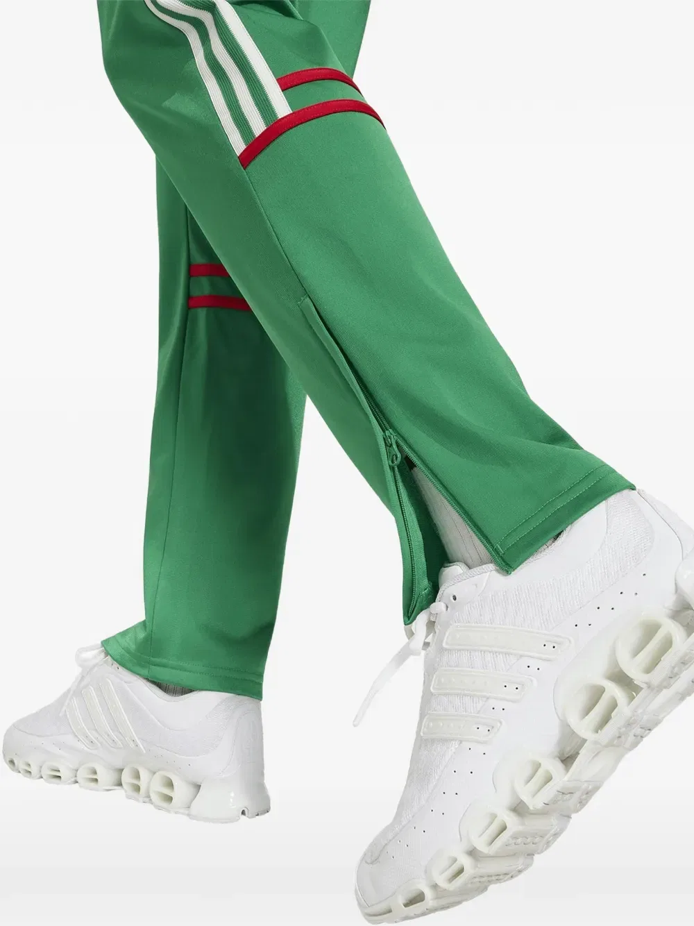 Мексика 1986, брюки с боковой полосой Adidas, зеленый — фото 3