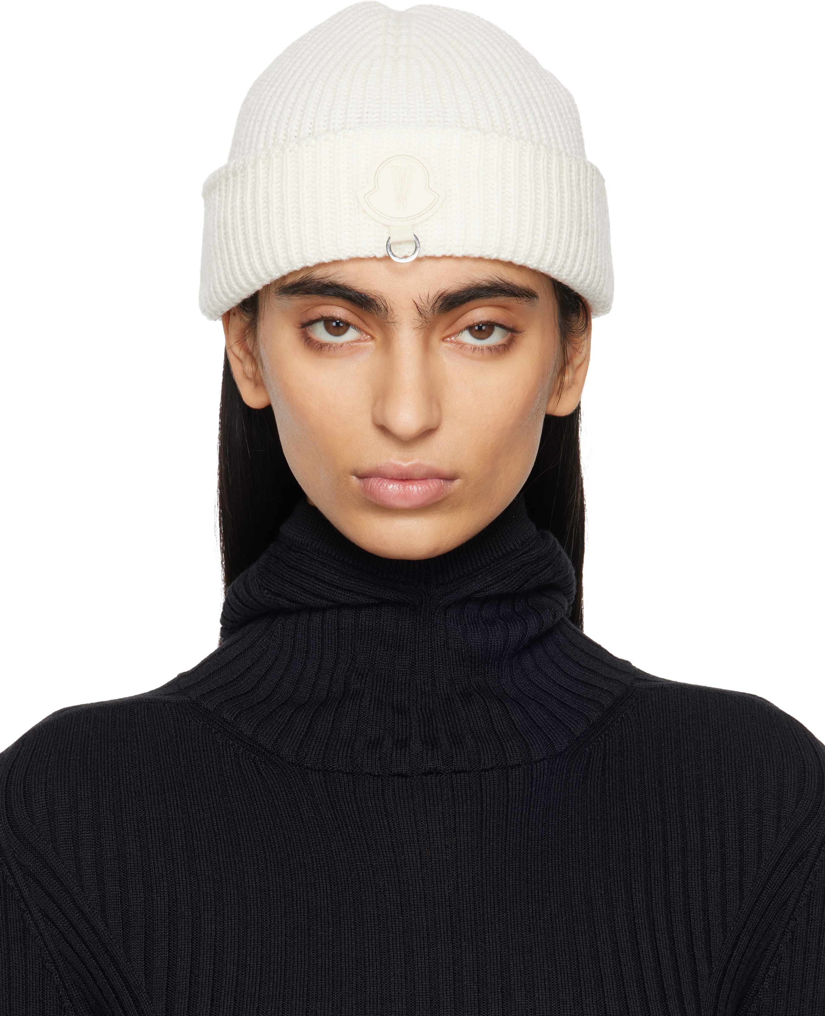 

Шерстяная шапка Moncler x Willow Smith Moncler Genius, белый